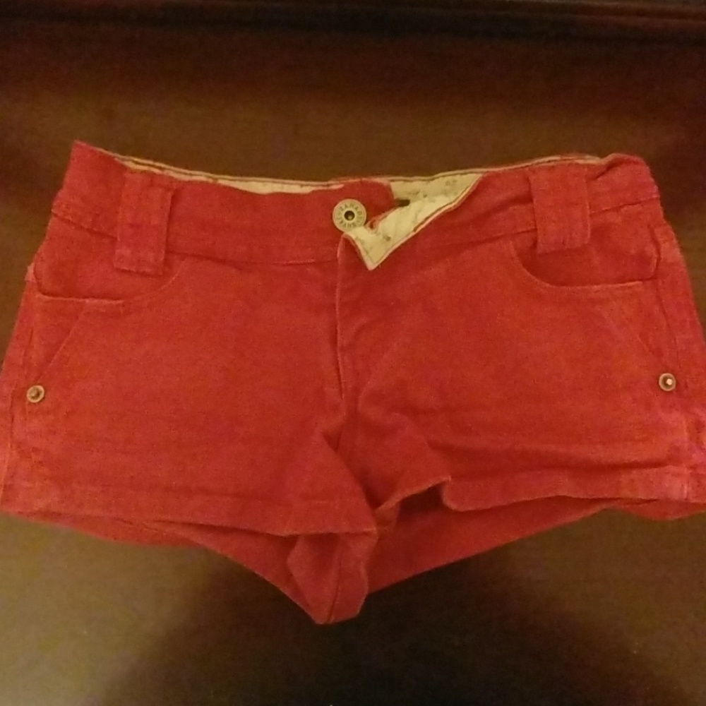 Red shorts